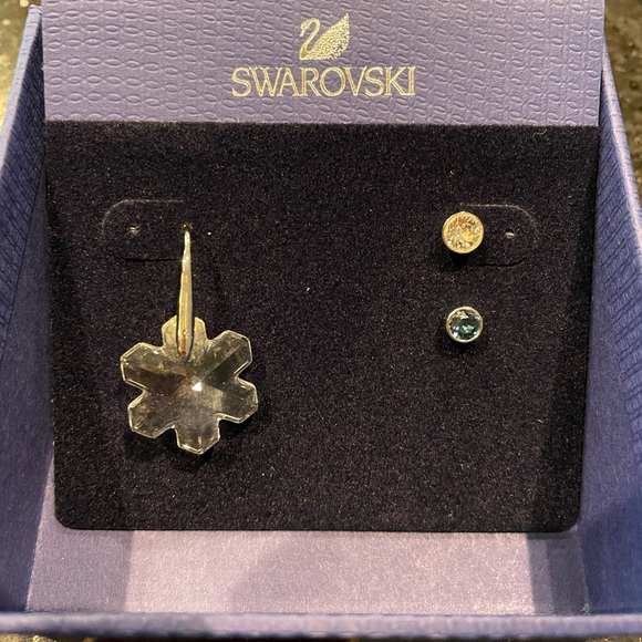 ✨sold✨ Authentic Swarovski earrings - Picture 1 of 7